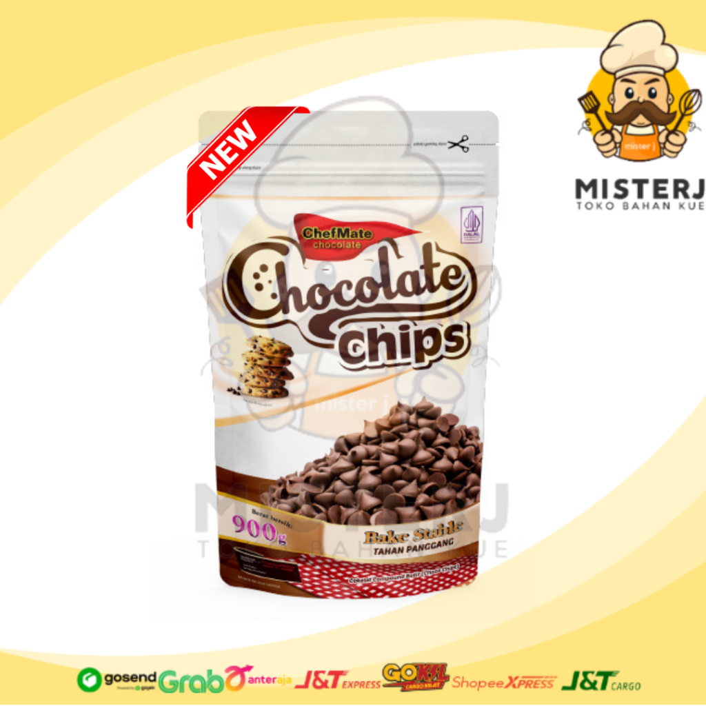 

Chefmate Choco Chips | 300 Gram | Chefmate Choco Chip | Chefmate Dark Chocolate Chip | Bake Stable