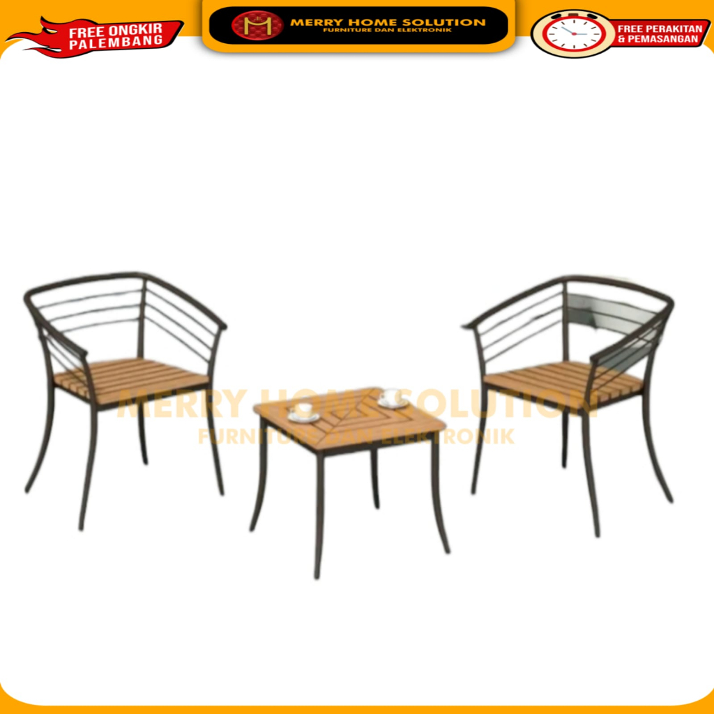 kursi teras minimalis / kursi tamu / set kursi meja tamu siantano KT 005