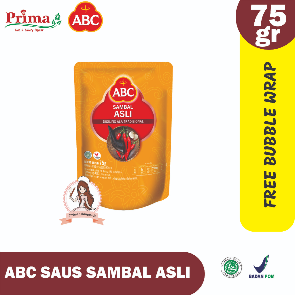 

Saus sambal - Abc saus sambal asli 75gr