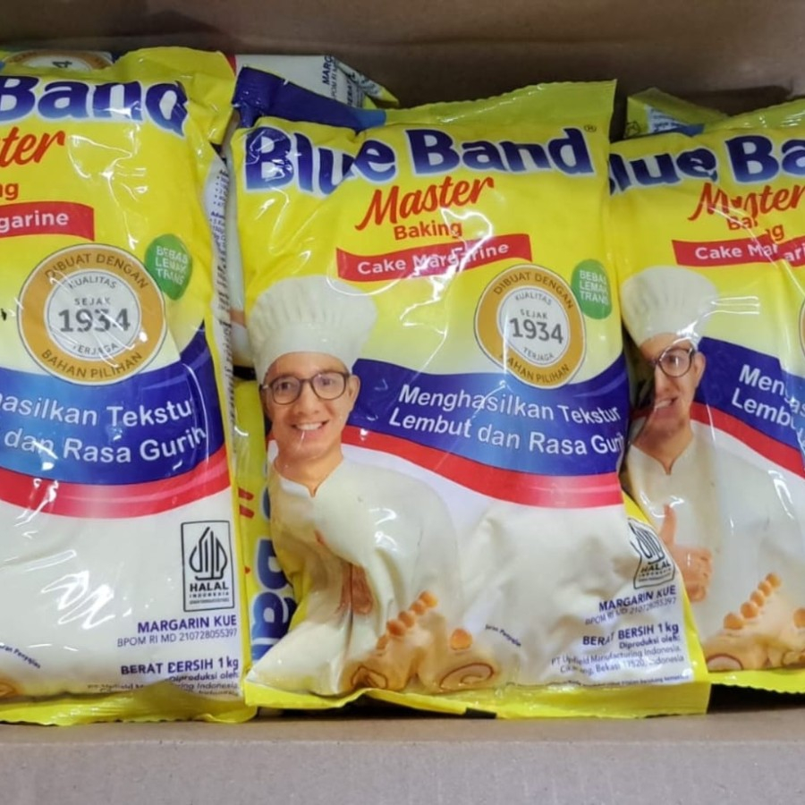 

Blueband Master Baking kemasan pabrik 1kg Cake Margarine Blue Band