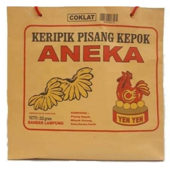 

Keripik Pisang Aneka Yen-Yen Lampung Coklat 225 gram