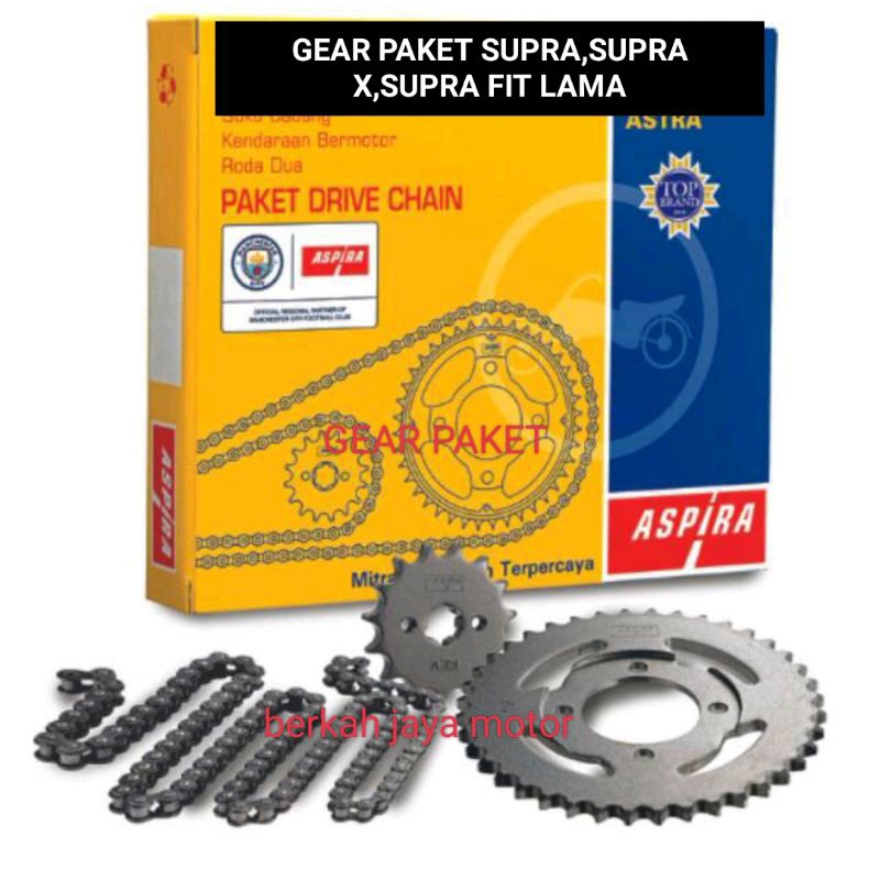 GEAR PAKET SUPRA,SUPRA X,SUPRA FIT LAMA DARI ASPIRA
