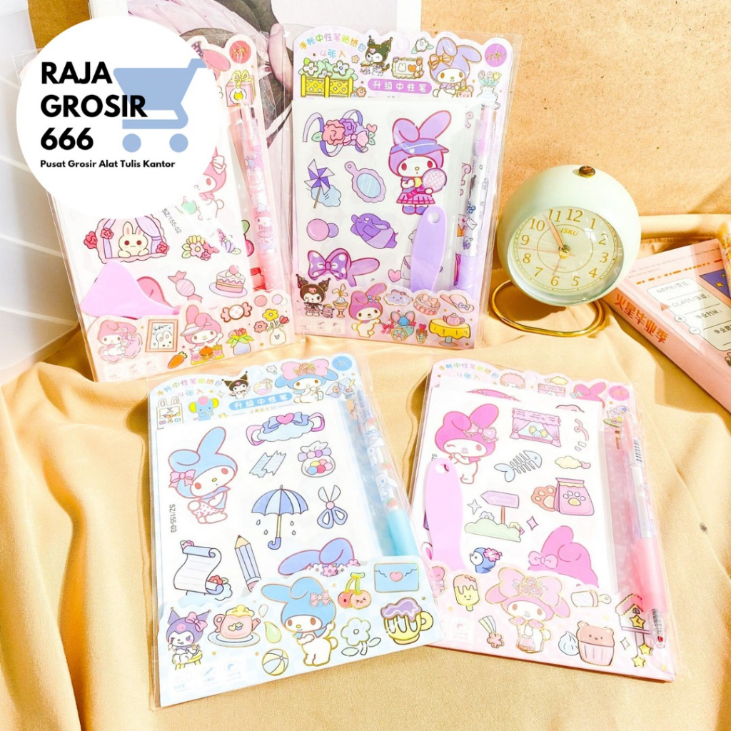 

STIKER SZ-155 SANRIO ISI STIKER 4 PCS | PEN CETEK SANRIO | PERATA