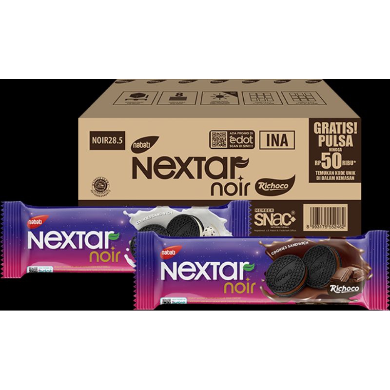 

Nextar Noir Cookies Sandwich 120 gram