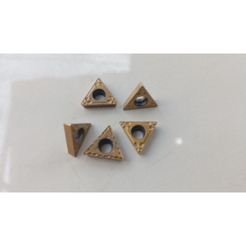 Insert bubut TPMT1102 CERMET pahat bubut TPMT11 bekas mulus