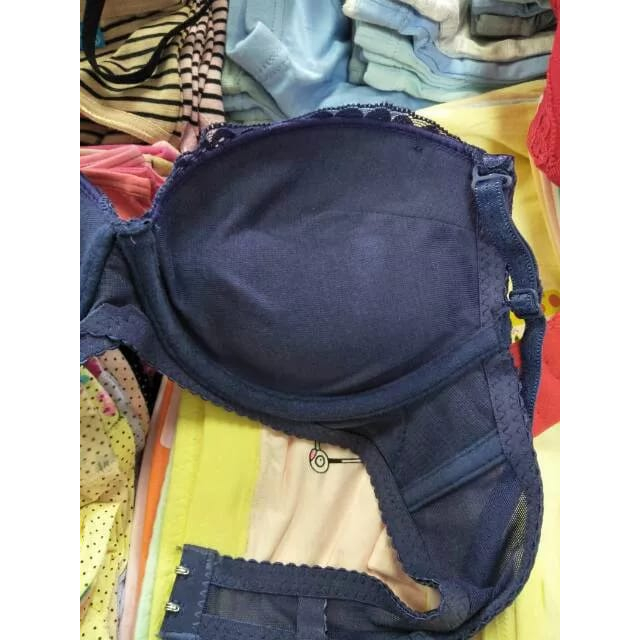 Push up bra full renda busa tebal berkawat kait 3
