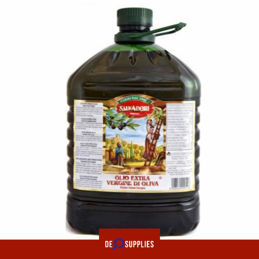 

Salvadori Extra Virgin Olive Oil 5L - Minyak Zaitun Ekstrak Italy