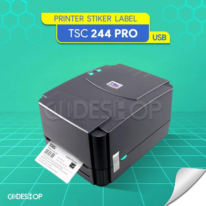 Printer Thermal Transfer TSC TTP244 USB Label Barcode