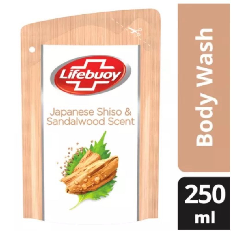 Lifebuoy Sabun Mandi Cair Japanese Shiso & Sandalwood Scent 250ml