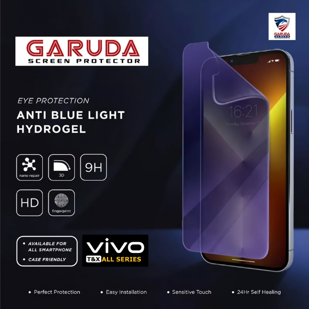 Anti Gores Hydrogel BLUE VIVO T&X ALL SERIES Vivo T1 5G|T1 PRO 45G|X50|X50 Pro|X60|X60 Pro|X70 Pro|X
