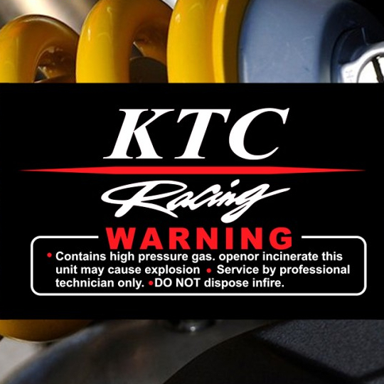 Sticker stiker shock tabung KTC Kitaco