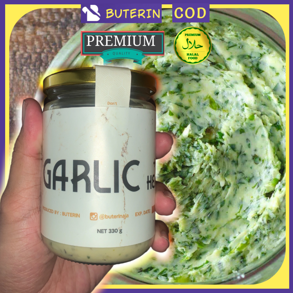 

Garlic Butter Herbs 330gr Premium Halal Varian Original BUTERIN
