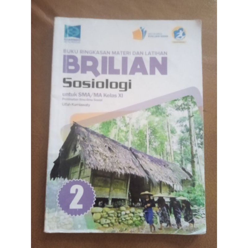 Buku Brilian Sosiologi SMA kelas 11 ( bekas)