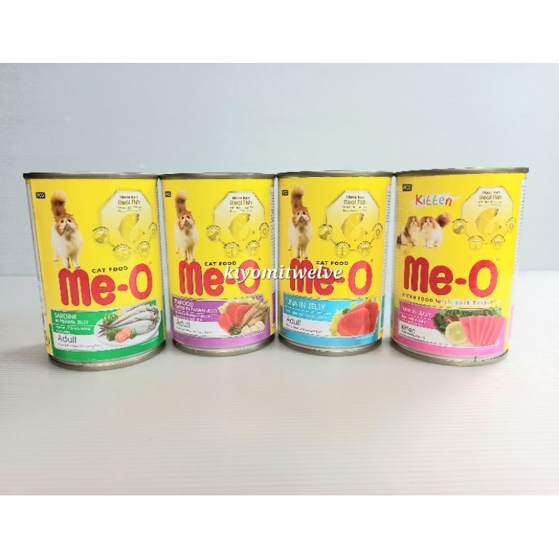 Meo Kaleng Meo Wetfood Me-O Makanan Kucing Kaleng Meo Adult