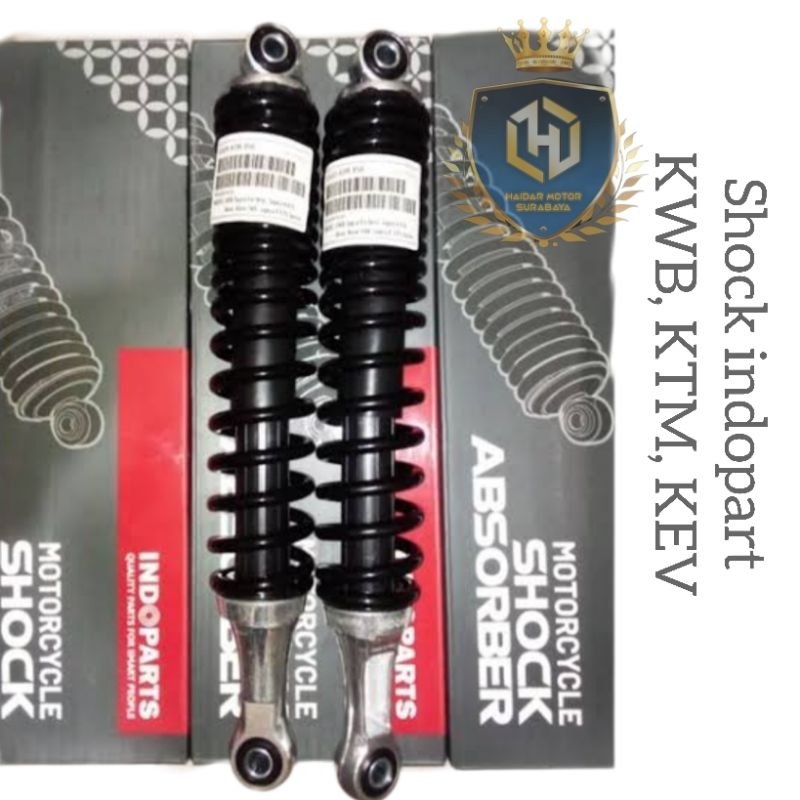 Shock indopart bebek KWB, KTM, KEV Skok belakang indopart bebek honda Shock belakang standart indopa