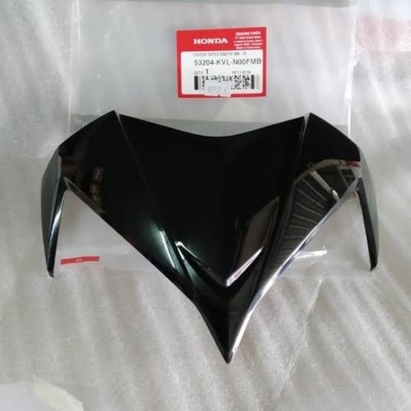 visor hitam supra x 125 / 53204-KVL-N00FMB