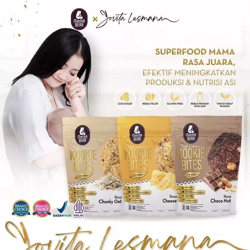 

MamaBear Kookie Bites - Snack Sehat Cemilan Busui