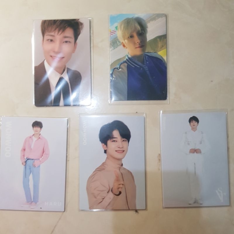 [READY] Photocard Official Wonwoo Seventeen PC LIVE fml fts fce the sun tc haru japan carver bene An