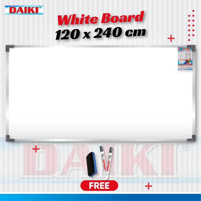 

Baru Papan Tulis Putih Uk 120X240 Cm