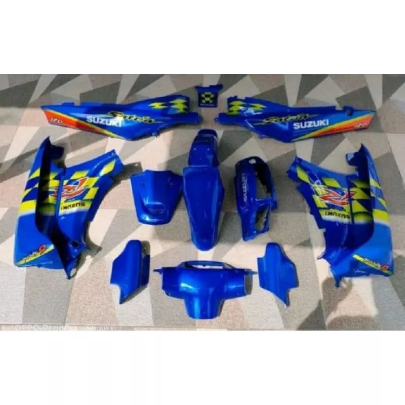 BODY FULL SET SUZUKI SATRIA LUMBA FULL SET BODI HALUS SATRIA LUMBA BIRU