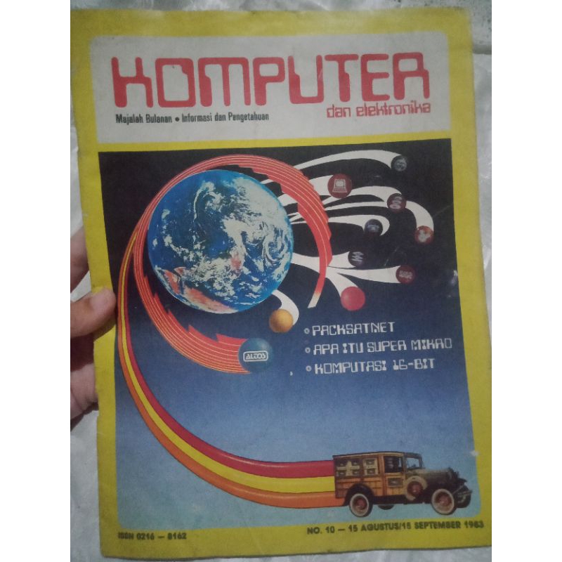 Majalah KOMPUTER DAN ELEKTRONIKA Packsatnet Apa itu Super Mikao Komputasi 16-bit Edisi Agustus-Septe