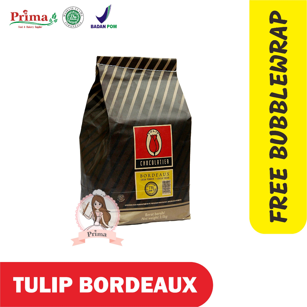 

Cokelat bubuk - Tulip Bordeaux (kemasan repack)