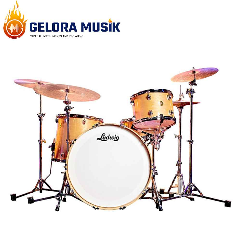 Drum Akustik Ludwig Continental 26 4 PCS LCO5064NDIR Nat Maple W/ HW, THRONE