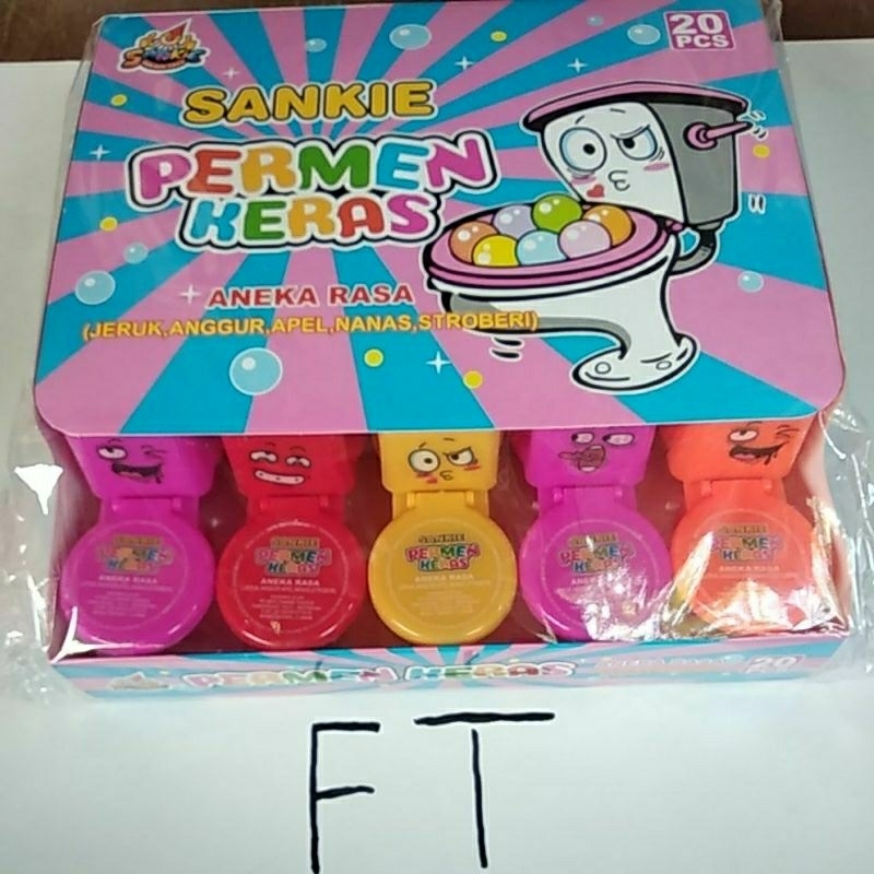 

permen bentuk kloset 20 pcs