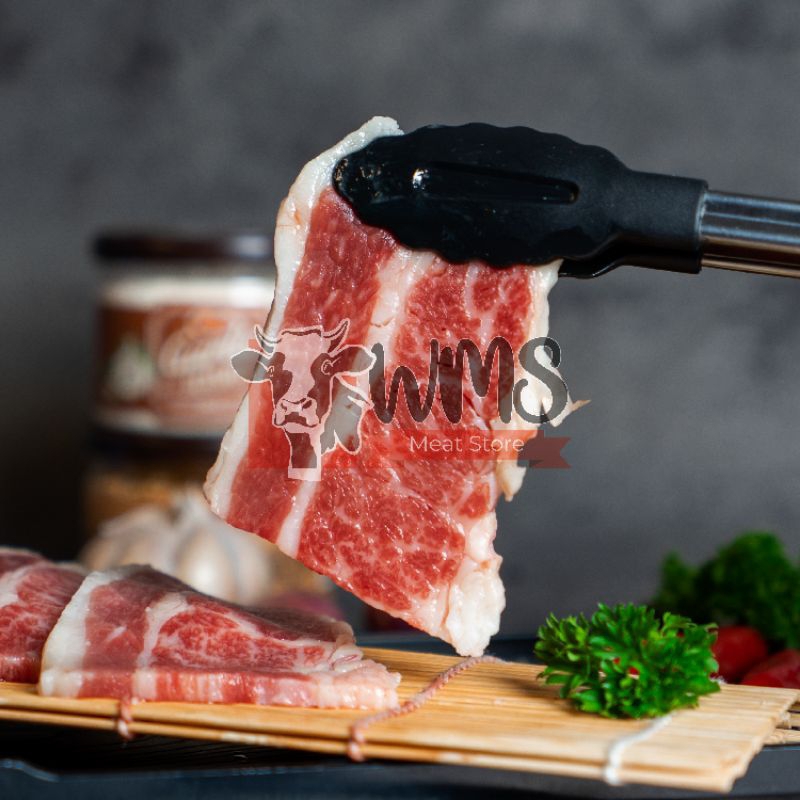 

Aus Wagyu Karubi Belly MB 5 Beef Yakiniku Cut - 500grm