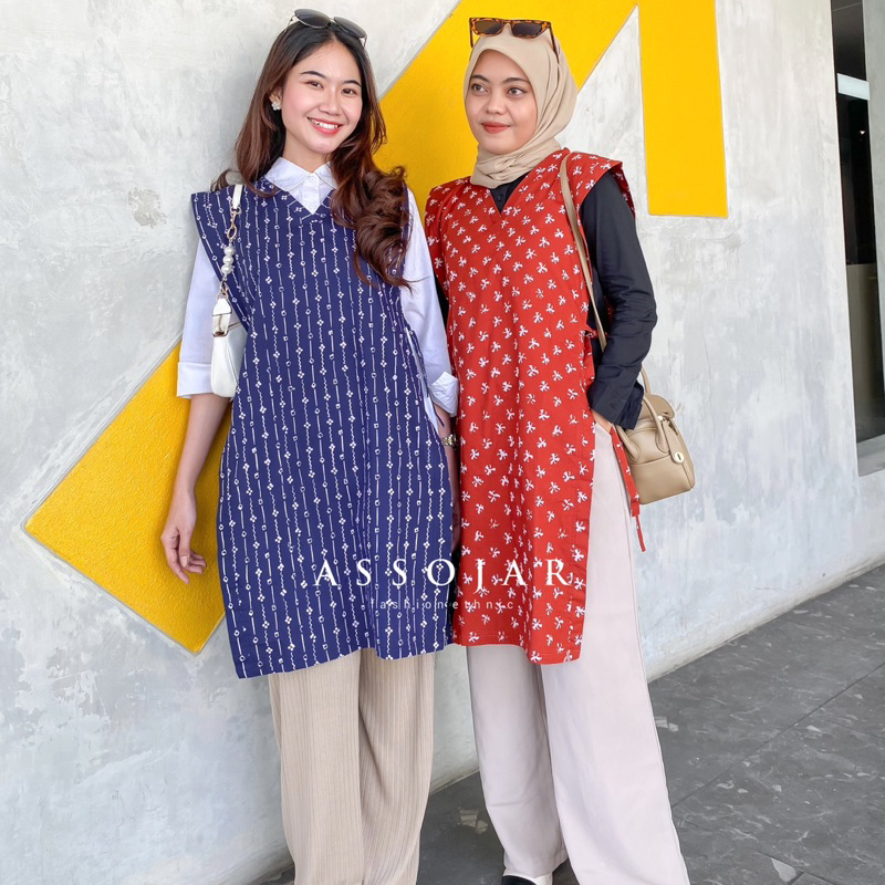 Binar Vest batik / Rompi batik panjang