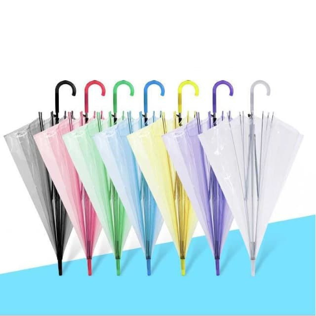 Payung Transparan Bening umbrella transparant Korea