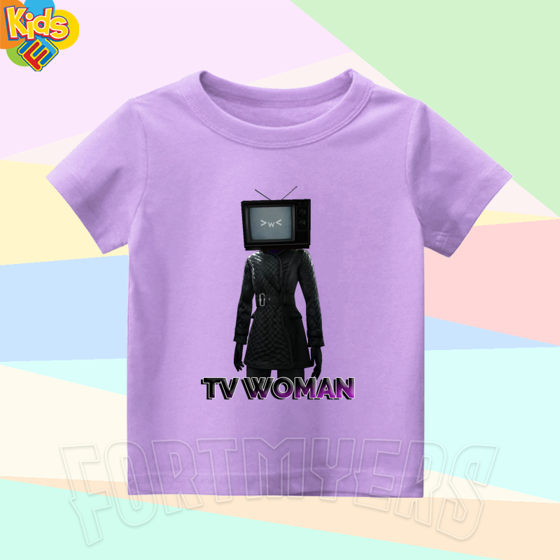 BAJU ANAK KAOS ANAK NEW TV WOMAN SKIBIDI TOILET