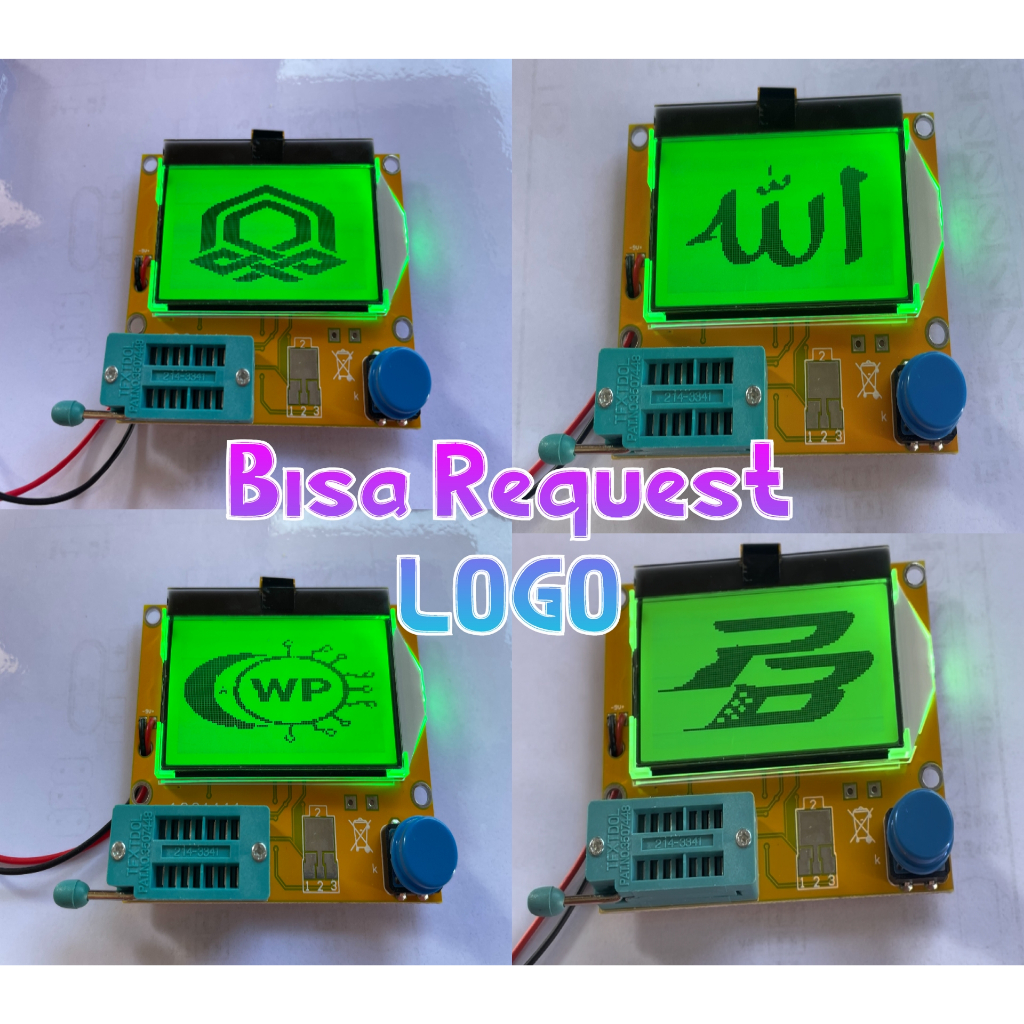 ESR METER T4 / LCR T4 / KOMPONEN TESTER VERSI TERBARU FULL UPGRADE HARDWARE DAN FIRMWARE + PROTEKSI 