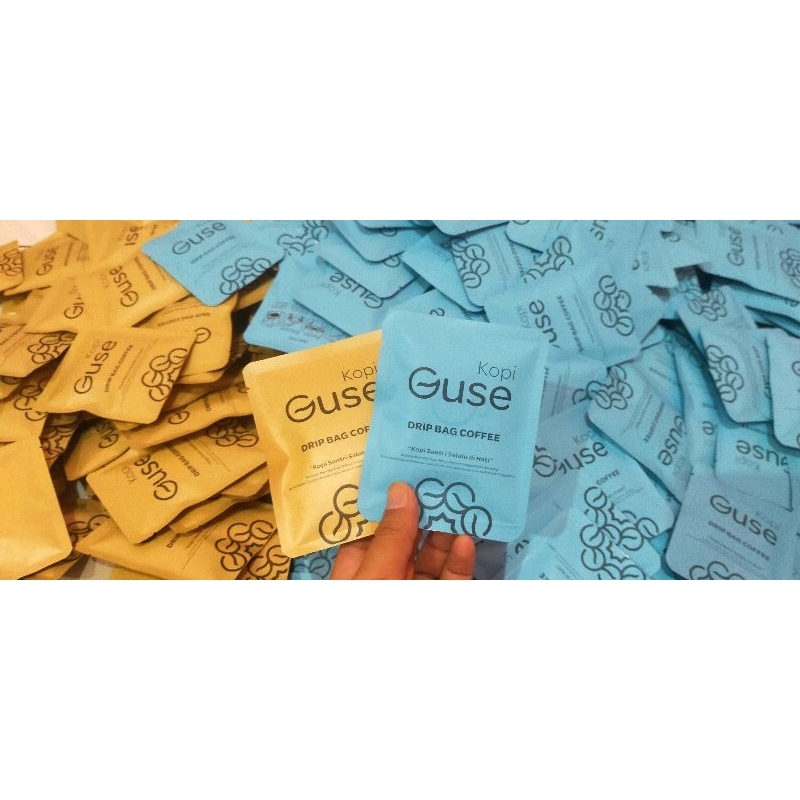 

Kopi Guse Coffee Drip Bag Kopi Lampung Natural Process Paket 1 Kotak Isi 5 Sachet