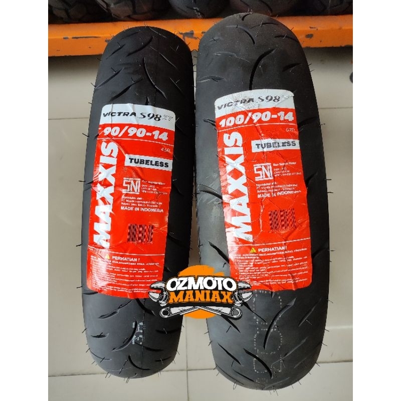 Paket Ban Maxxis Victra 90/90-14 & 100/90-14 (Paket Ban Lexi 125 & Vario 125 / 150)