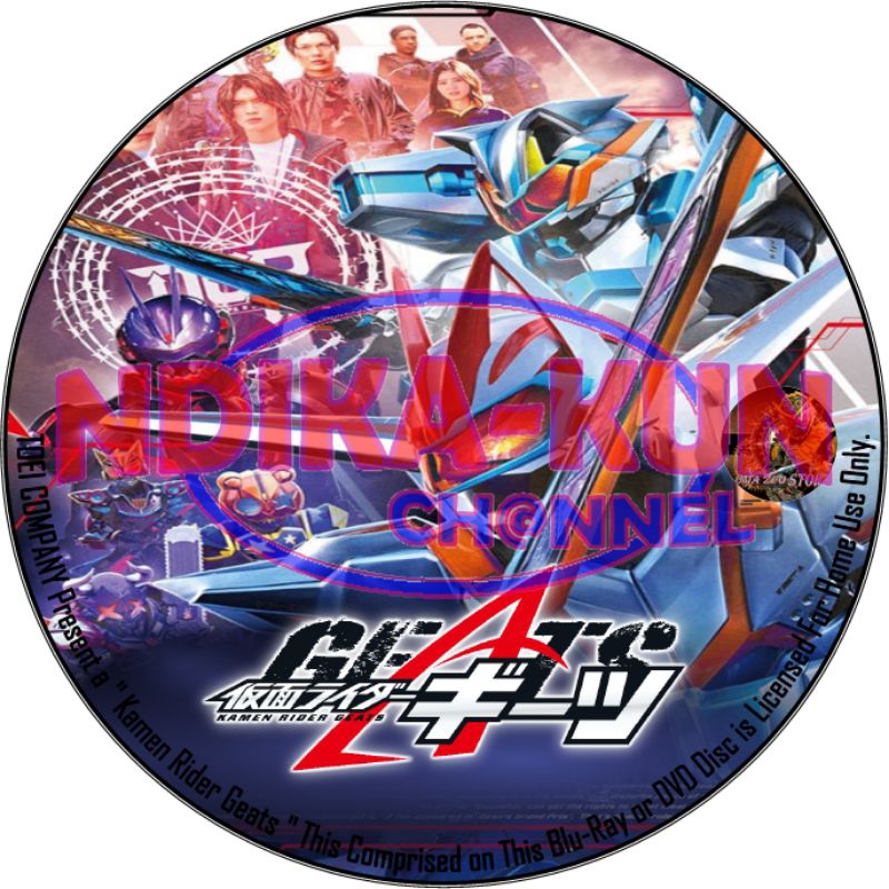 Kaset DVD Kamen Rider Geats Subtitle Indonesia Full Episode