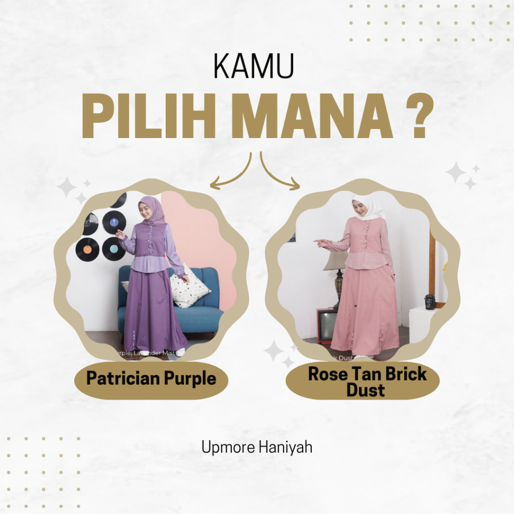 HANIYAH LAVENDER / GAMIS REMAJA / GAMIS UPMORE / GAMIS HANIYAH / GAMIS UPMORE HANIYAH / UPMORE HANIY