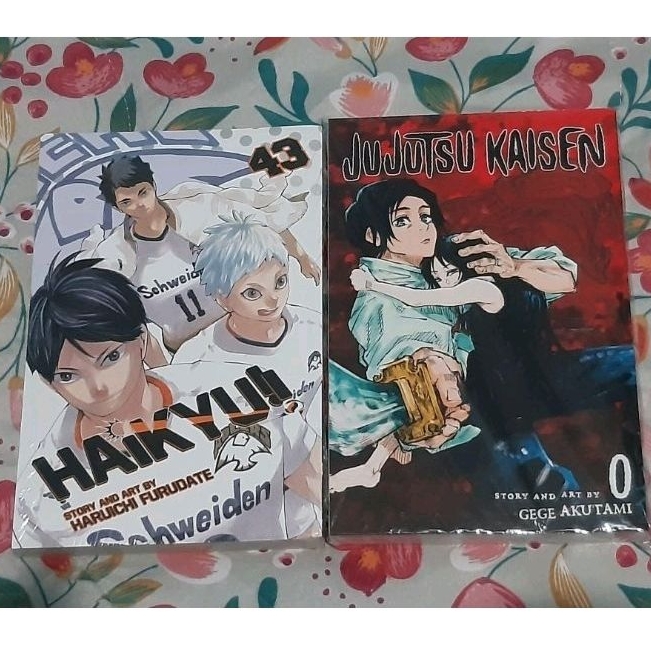 Haikyuu Vol.43 / Jujutsu Kaisen Vol.0 Manga English Version