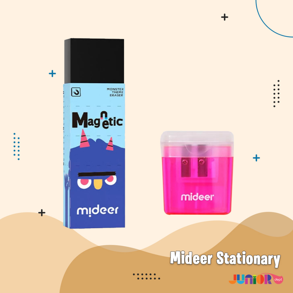 

Mideer Stationary / Eraser / Shapener / Penghapus / Rautan Pensil