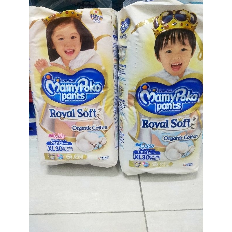Mamypoko royal soft M42 , L34 , XL 30 Boy/Girl