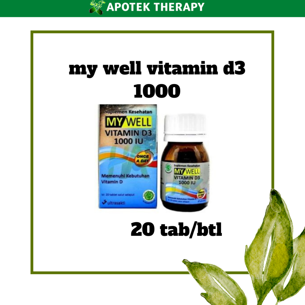 My well Vitamin D3 1000 iu