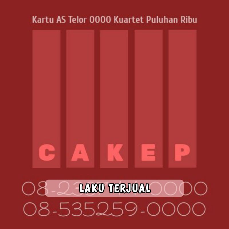 KARTU PERDANA TELKOMSEL CANTIK SERI KUARTET TELUR OOOO