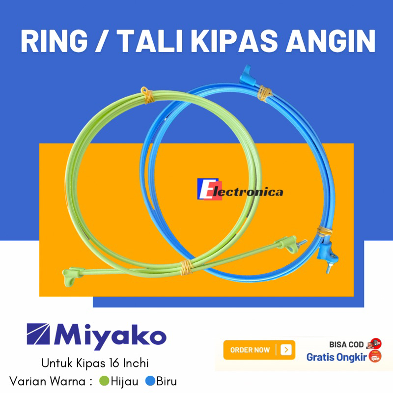 ORIGINAL RING KIPAS ANGIN MIYAKO / TALI KIPAS ANGIN MIYAKO 16INCHI