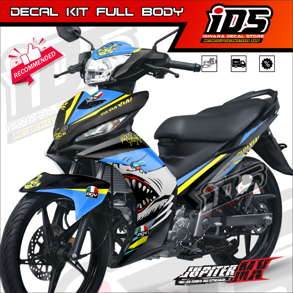 Decal Jupiter Mx 135 Full Body Striping Jupiter Mx new 135 Stiker Jupiter Mx 135 Full Body 135 Big s