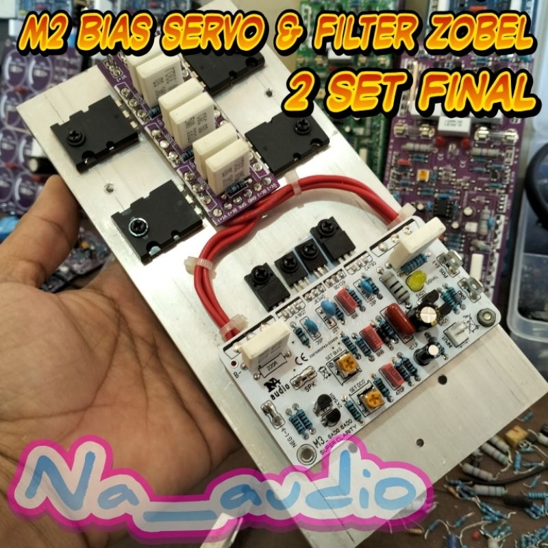 KIT DRIVER POWER AMPLIFIER M2 BALAP FULL SET TINGGAL COLOK PSU