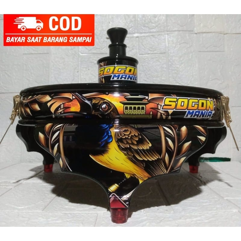 TEBOK LOVEBIRD PVC MOTIF BURUNG SOGON MANIA