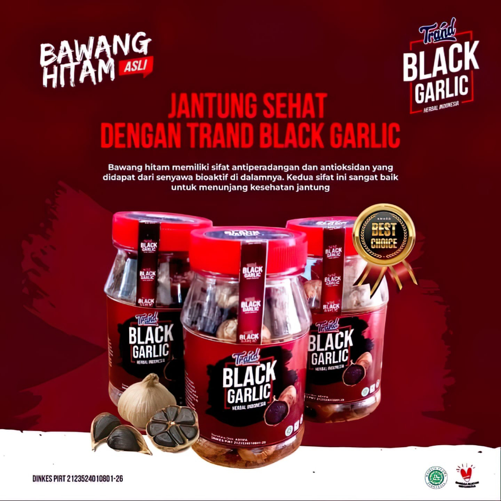

TRAND BLACK GARLIC HERBAL INDONESIA BAWANG LANANG ORGANIK