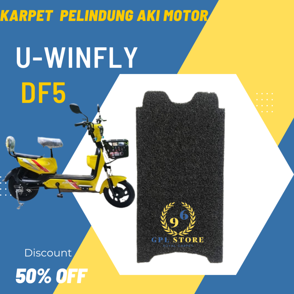 Karpet Sepeda Motor Listrik UwinFly DF5 DF3 DF2