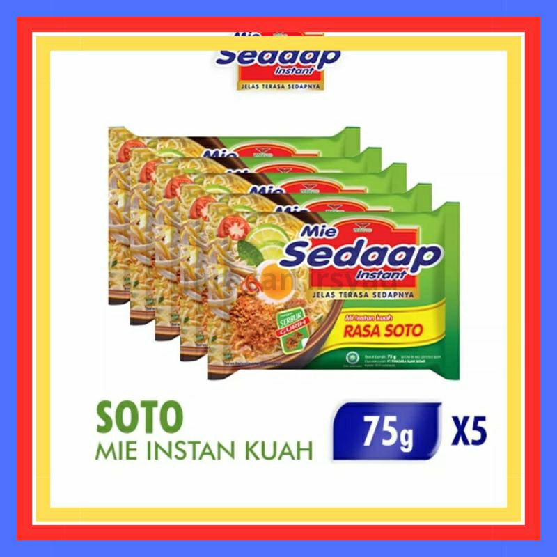 

SEDAAP MIE SOTO (5PC)/MIE SOTO