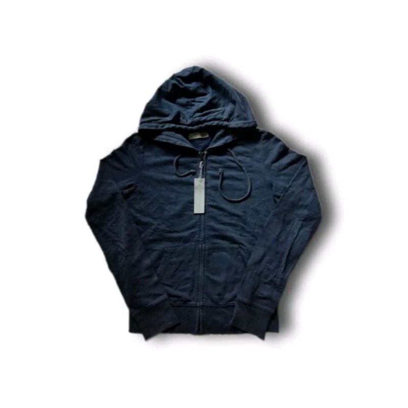 Hoodie Zipper Giordano Navy